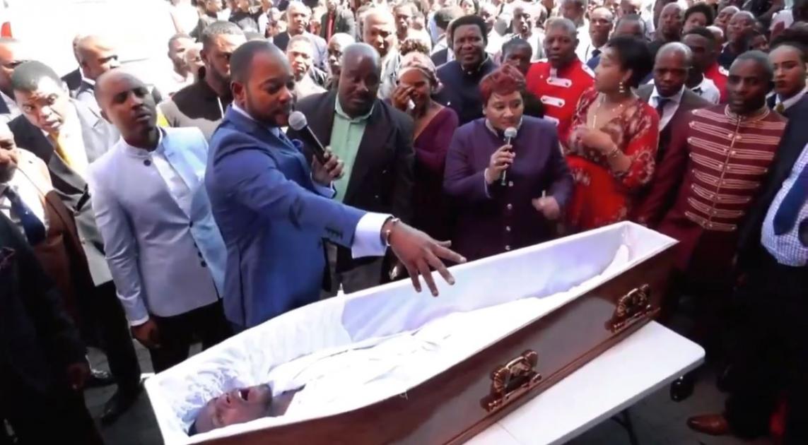 A SELF-styled prophet who claimed to bring a man back from the dead in a viral video stunt is being 