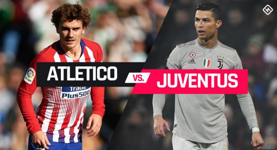 Two European heavyweights meet in the Champions League 16 stage with Atletico Madrid hosting Juventu